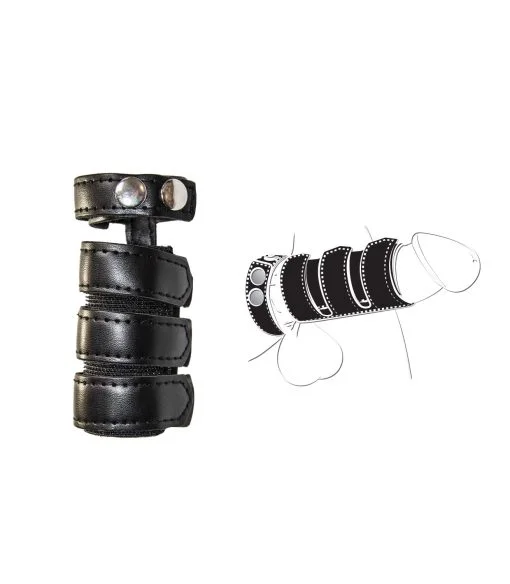 Ballgear Cock Strap With Sheath Black 2