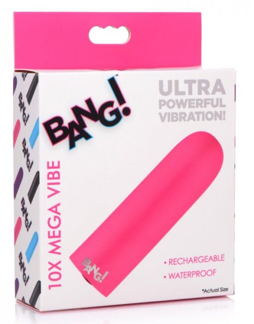 Bang! 10X Mega Vibe Pink Rechargeable Vibrators Main Image