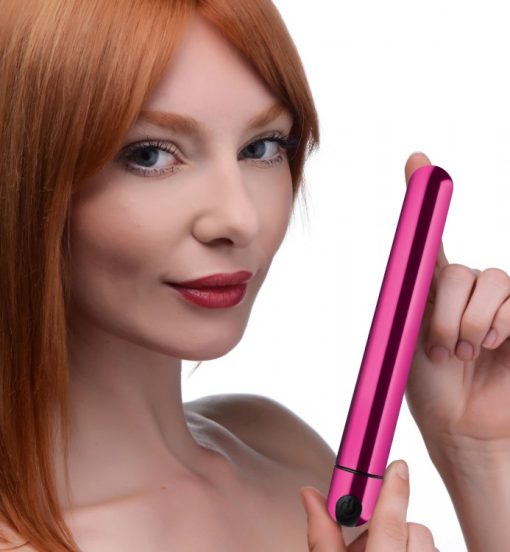 Bang! 10x slim metallic bullet pink rechargeable vibrators 3