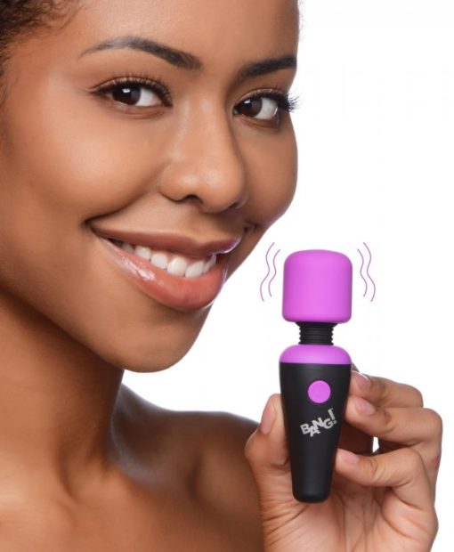 Bang! 10X Vibrating Mini Wand Purple Body Massagers 3