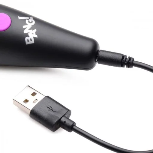 Bang! 10X Vibrating Mini Wand Purple - Image 4