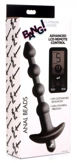 Bang! Platinum Series Anal Beads W/ Remote Rechargeable Vibrators Main Image