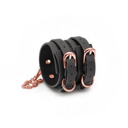 Bondage Couture Ankle Cuffs Black Cuffs Main Image