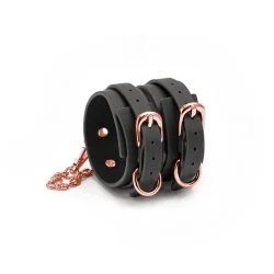 Bondage Couture Ankle Cuffs Black Cuffs Main Image