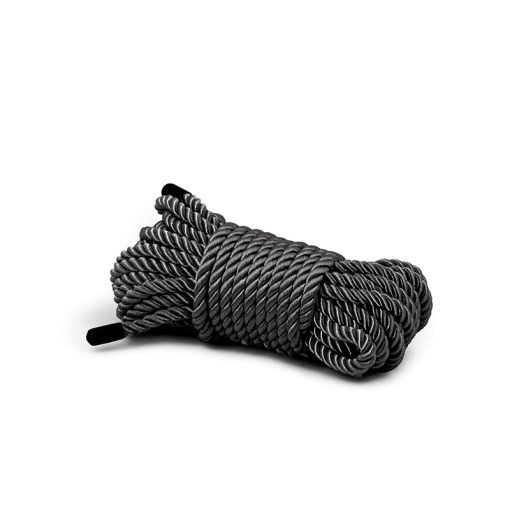 Bondage couture rope black cuffs 3