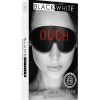 Bonded Leather Eye Mask Ouch" With Elastic Straps " Blindfolds 3