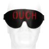 Bonded Leather Eye Mask Ouch" With Elastic Straps " - Image 4