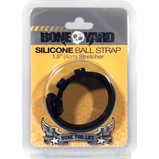 Boneyard Ball Strap Black Cock & Ball Gear Main Image