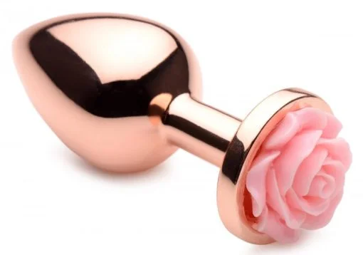 Booty Sparks Pink Rose Gold Medium Anal Plug Butt Plugs Main Image
