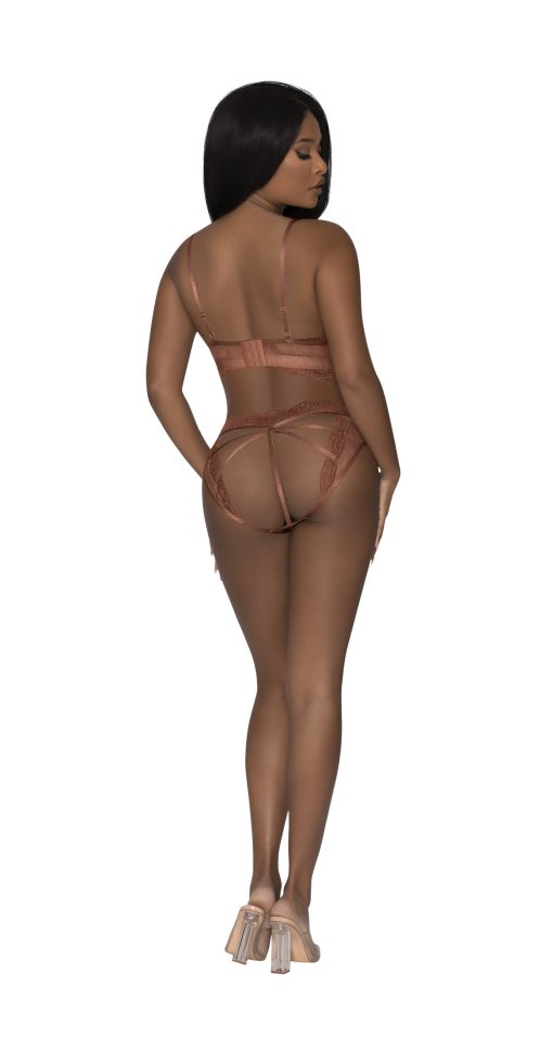 Caramel Kiss Bralette & G- Panty Caramel 2Xl - Image 3