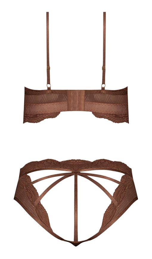 Caramel Kiss Bralette & G- Panty Caramel 2Xl 2