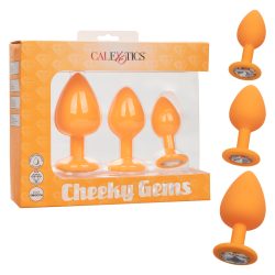 Cheeky Gems 3Pc Set Orange Anal Trainer Kits Main Image