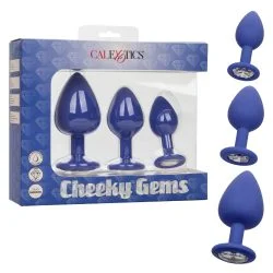 Cheeky Gems 3Pc Set Purple Anal Trainer Kits Main Image