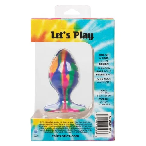 Cheeky Medium Swirl Tie Dye Plug - Image 4