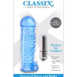 Classix Textured Sleeve & Bullet Blue  Main Image