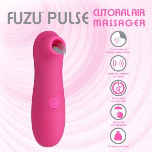 Clitoral Air Massager Pink Rechargeable Vibrators 3