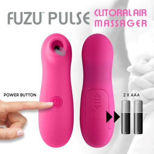 Clitoral Air Massager Pink Rechargeable Vibrators Main Image