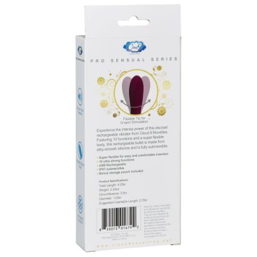 Cloud 9 pro sensual power touch super flex i plum rechargeable vibrators 3