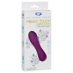 Cloud 9 Pro Sensual Power Touch Super Flex I Plum Rechargeable Vibrators Main Image