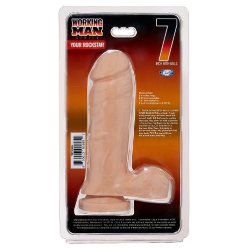 Cloud 9 working man 7 light your rock star (thick)" small & medium dildos 3