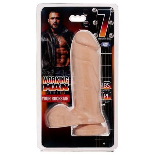 Cloud 9 Working Man 7 Light Your Rock Star (Thick)" Small & Medium Dildos Main Image