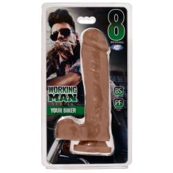 Cloud 9 Working Man 8 Tan Your Biker " Large Dildos Main Image