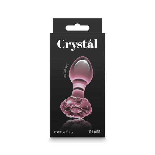 Crystal flower pink butt plugs 3