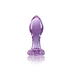 Crystal Flower Purple Butt Plugs Main Image