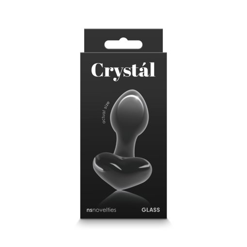 Crystal Heart Black Butt Plugs 3