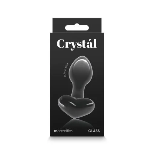 Crystal Heart Black Butt Plugs 3