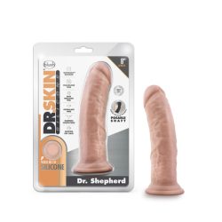 Dr Skin Dr Sheperd 8In Dildo W/ Suction Vanilla Large Dildos Main Image