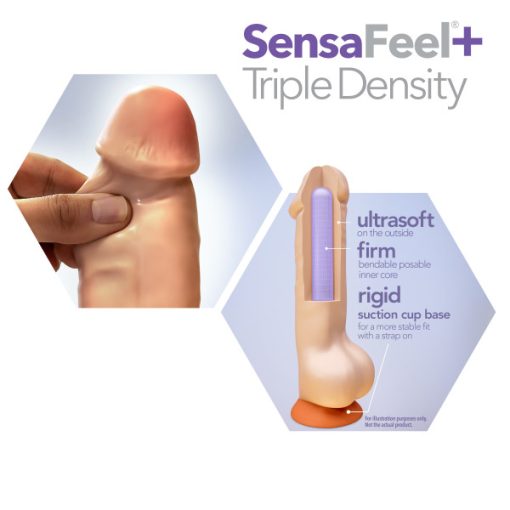 Dr skin plus 6in poseable dildo vanilla 1