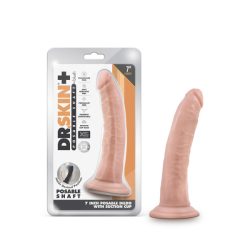 Dr Skin Plus 7In Poseable Dildo Vanilla Small & Medium Dildos Main Image