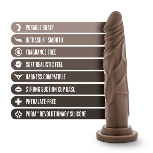 Dr skin silicone dr carter 7 in chocolate 2
