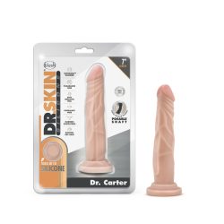 Dr Skin Silicone Dr Carter 7 In Vanilla Small & Medium Dildos Main Image