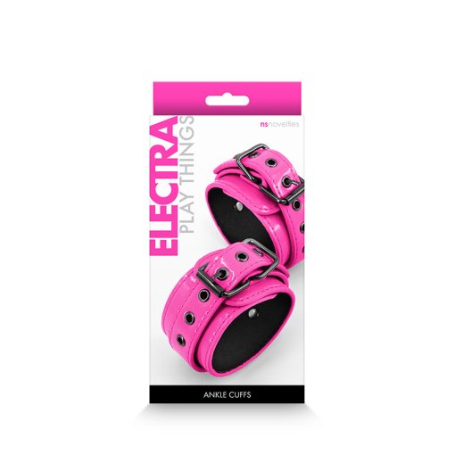 Electra ankle cuffs pink bondage kits 3