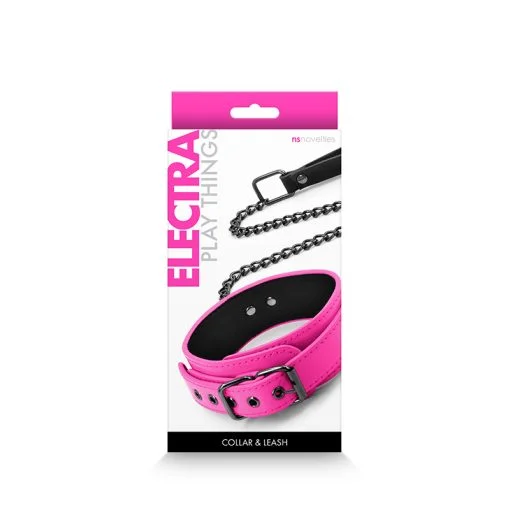 Electra Collar & Leash Pink Bondage Kits 3