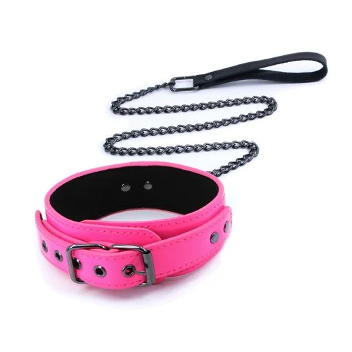 Electra Collar & Leash Pink Bondage Kits Main Image