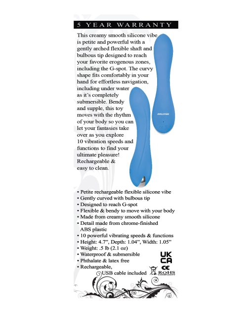 Evolved Blue Crush Rechargeable Vibrators 3