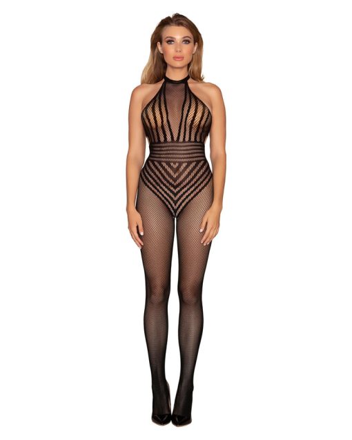 Fishnet Bodystocking Black O/S - Image 3
