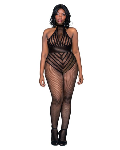 Fishnet Bodystocking Black Q/S - Image 3
