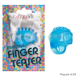 Foil Pack Vibrating Finger Teaser Blue 24Pk Clit Cuddlers Main Image
