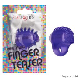 Foil Pack Vibrating Finger Teaser Purple 24Pk Clit Cuddlers Main Image