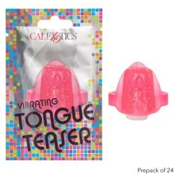 Foil Pack Vibrating Tongue Teaser Pink 24Pk Clit Cuddlers Main Image