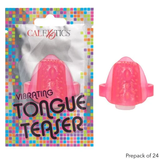 Foil Pack Vibrating Tongue Teaser Pink 24Pk Clit Cuddlers Main Image