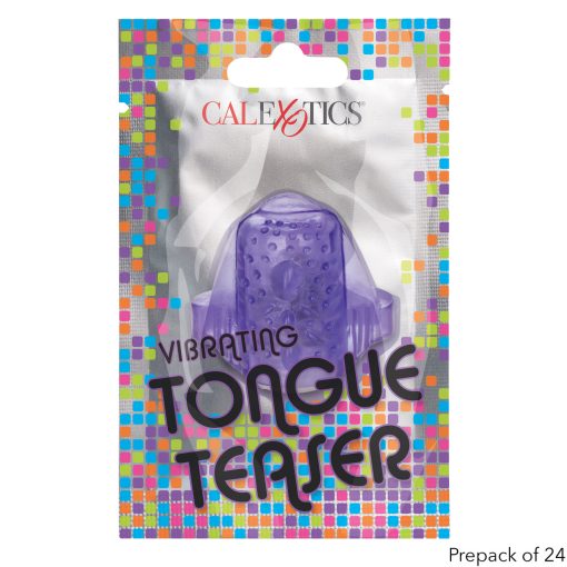 Foil Pack Vibrating Tongue Teaser Purple 24Pk - Image 3