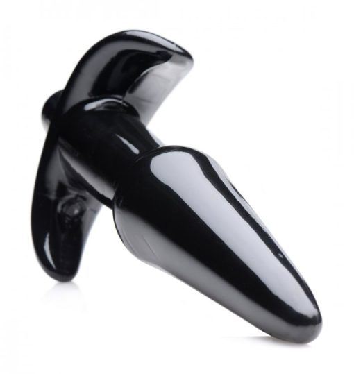 Frisky Thrilling Noir Smooth Vibrating Anal Plug Black 1