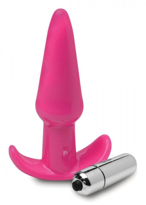 Frisky Thrilling Pink Smooth Vibrating Anal Plug Small & Medium Plugs 3