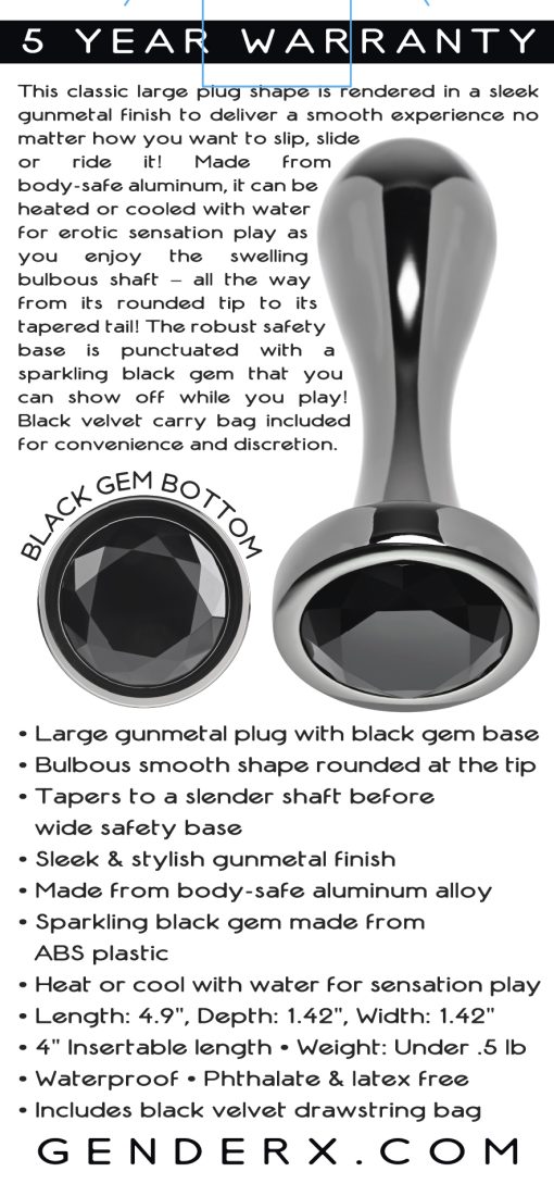 Gender X Black Pearl Prostate Massagers 3