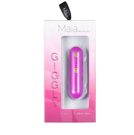 Giggly Super Charged Mini Bullet W/ Smiley Face Pattern - Image 3